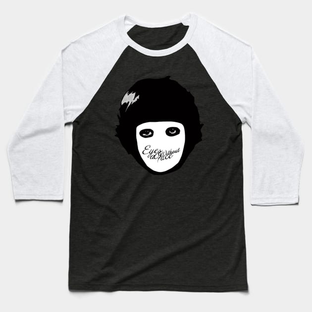 Eyes Without A Face Baseball T-Shirt by attackofthegiantants